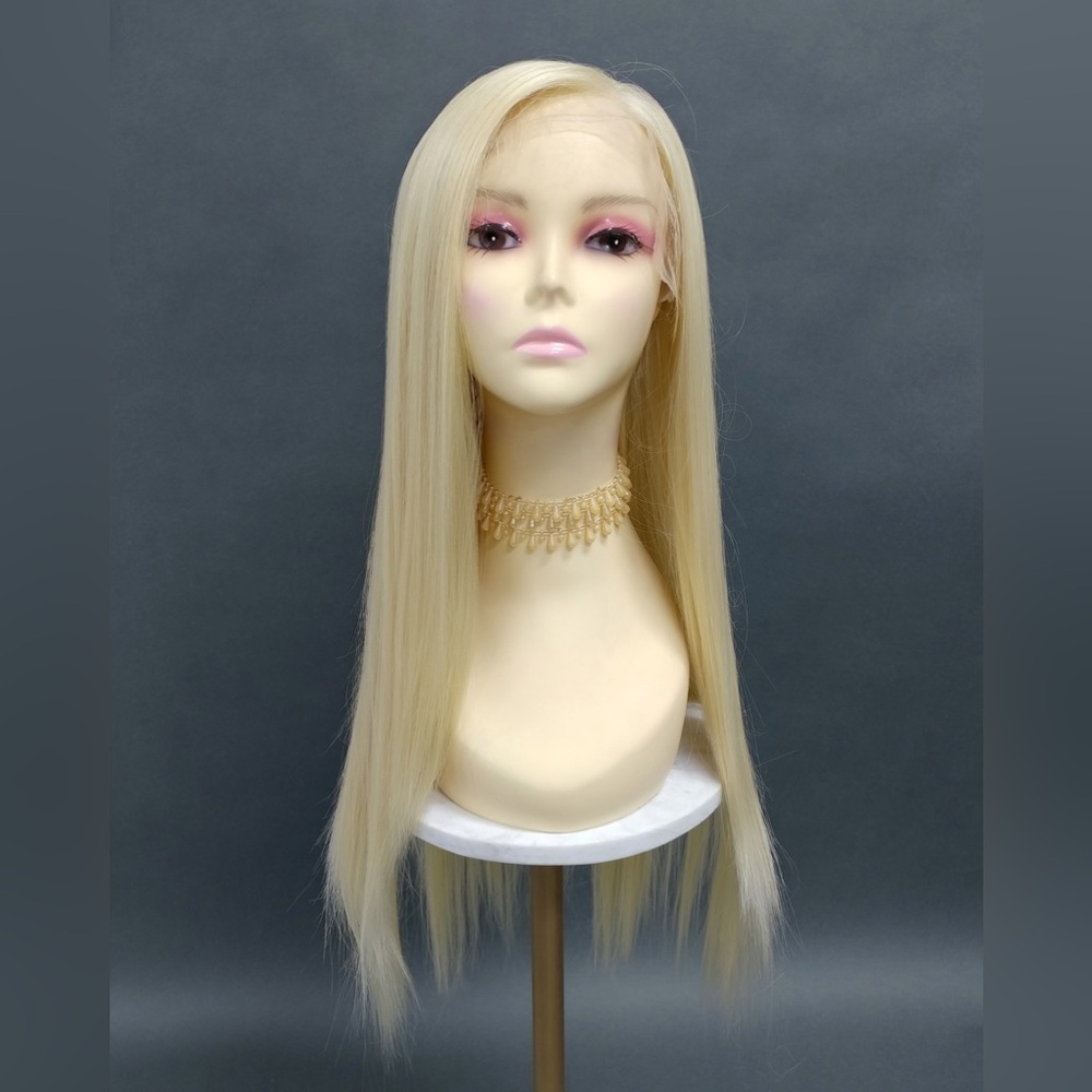 HD Lace Front 13x5 Ear-To-Ear Long Blonde Straight Wig